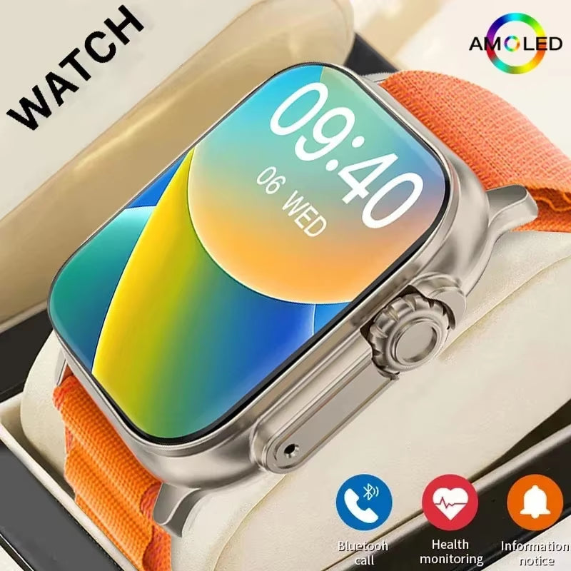 Bluetooth Smartwatch with Heart Rate Monitor and Message Alerts for Android and iOS - Ideal for Men and Women